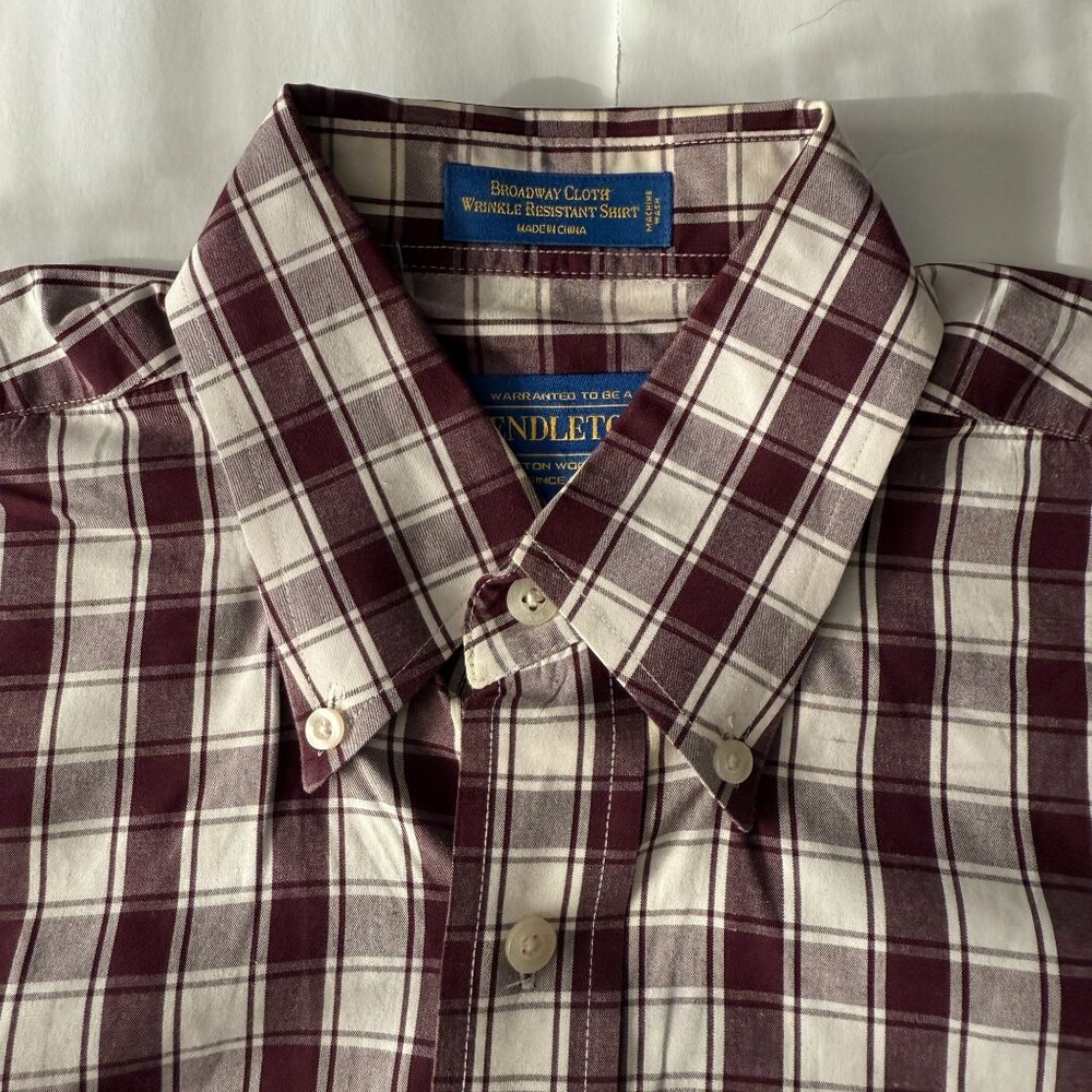 Pendleton Broadway Cloth Wrinkle Resistent Red Wh… - image 8